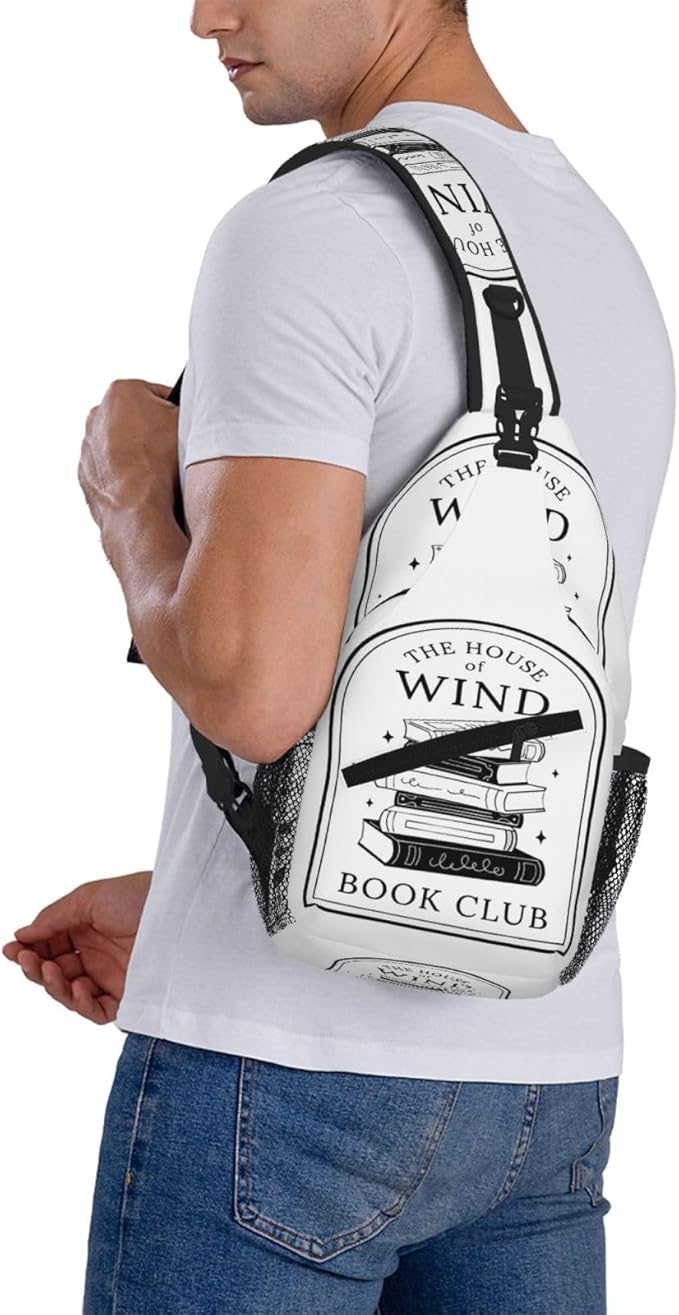 Velaris The City Of Starlight - The Night Court Fantasy Aesthetic Crossbody Bag Trendy Sling Bag Bakpack Casual Chest Bags Daypack For Hiking Walking Travel Running(3)