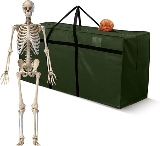 4 Pcs 176 Gallon Large Moving Bags with Zipper and Handles Foldable Storage Duffle Bags Heavy Duty Extra Large Totes for College Dorm Travel Clothes Blankets Bedding Moving (Green)