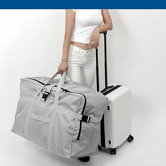 Arxus Large Duffel Bag, Waterproof Carry on Weekend Overnight Storage Bag over Luggage for Airline, Travel, Camping, Moving