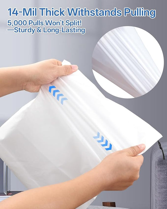 Teskyer Transparent Shoe Bags for Travel, 15.7" x 11.8" Waterproof Portable Travel Shoe Storage Bags for Packing - Travel Essentials for Men & Women, 6 PCS