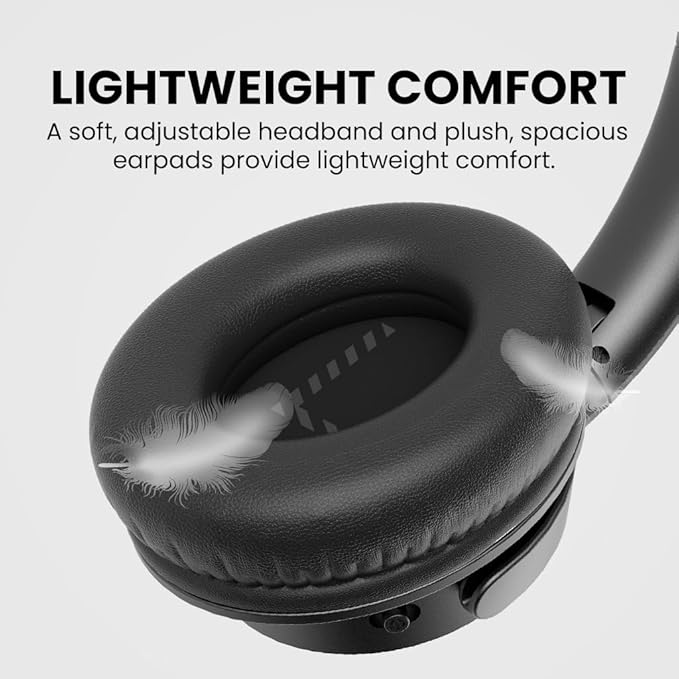 Avantree Ensemble - Wireless Headphones for TV Watching for Seniors with Clear Voice, Easy Setup & Charging Dock, 35H Play Time, Comfortable, Works with Optical, AUX & Bluetooth TVs