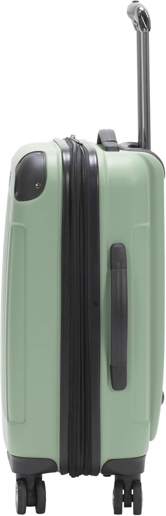 Kenneth Cole REACTION Renegade Luggage Expandable 8-Wheel Spinner Lightweight Hardside Suitcase, Seafoam, 20-Inch Carry On