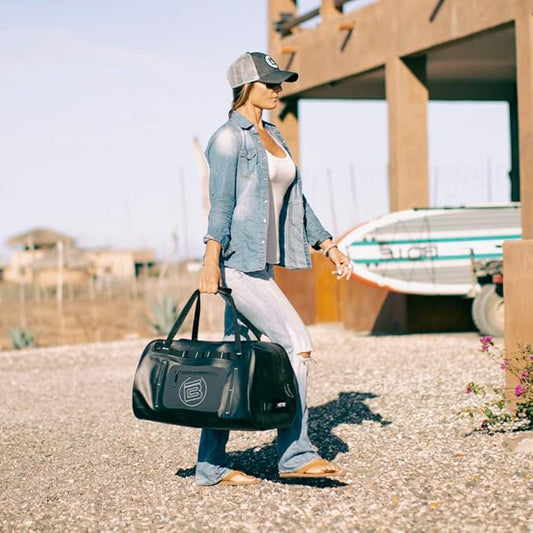 BOTE Highwater Duffel Bag Waterproof Fully Submersible Carry-on Size with 39 Liter Capacity Designed for Watersports Kayaking Fishing Hunting Boating Camping