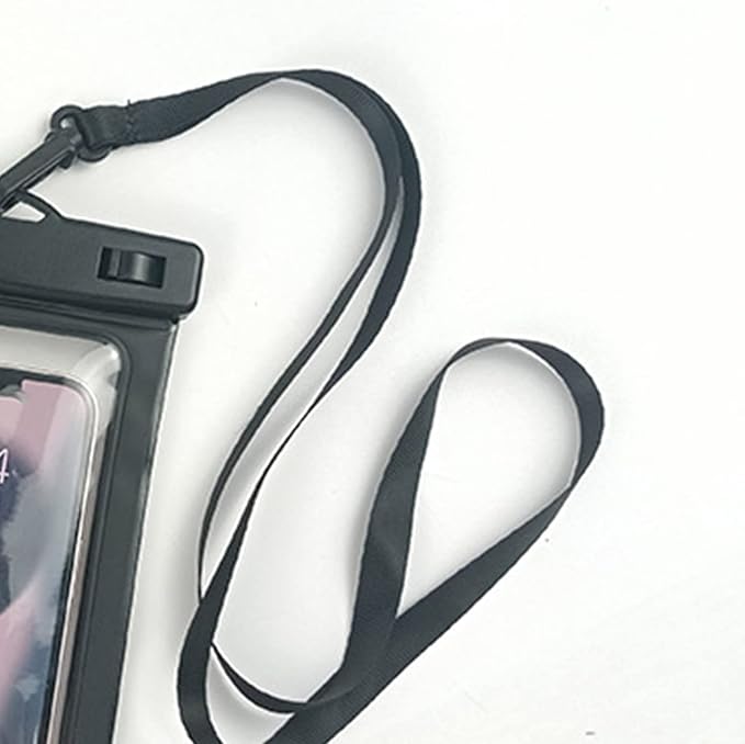 Underwater Protective Pouch Diving Case with Lanyard Transparent Phone Dry Bag for Swiming Beach Surfing Camping Hiking Protective Cover