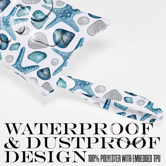 Wet Bag, Wet Dry Bag, Wet Bag for Swimsuit, Travel, Beach, Pool, Diapers, Dirty Yoga Gym Clothes, Toiletries, Makeup Bag, Waterproof Reusable Cute Beach Bag Bee Flower Decor, 2 Pcs Set.