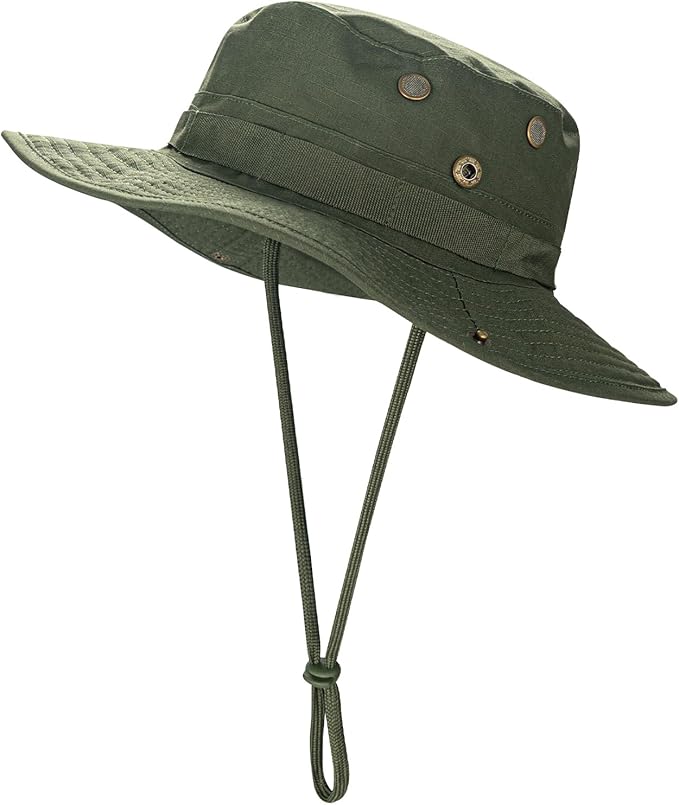 Sun Hats for Men Women Boonie Hat UPF 50+ Bucket Hat Wide Brim UV Protection Fishing Hiking Safari Outdoor Hats