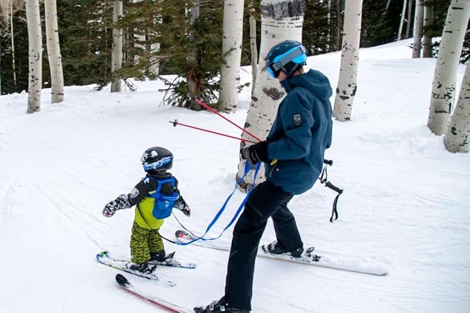 skiguard Ski Harness Trainer for Kids: Helping Toddler Learn to Ski with Support, Child Ski Harness with Backpack for Age 2-8