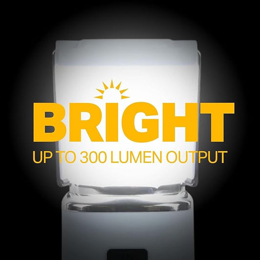 LUXPRO LP189 Mini Lantern - USB-C Rechargeable Camping Light - with 4 Lighting Modes - Dimmable LED Portable Lantern for Hiking & Emergency - Handy Compact Design - Blue 2 Pack