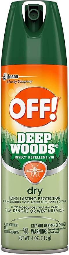 OFF! Deep Woods Insect Spray VIII Dry 4 Ounce (Pack of 3)