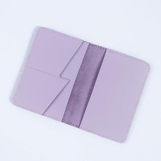 INCARNE Passport Cover - Travel Passport Wallet - Leather Passport Holder for Men Women Family with Card Slots & Note Compartmen - Sleeve Protector - Genuine Leather - Classic Fuchsia