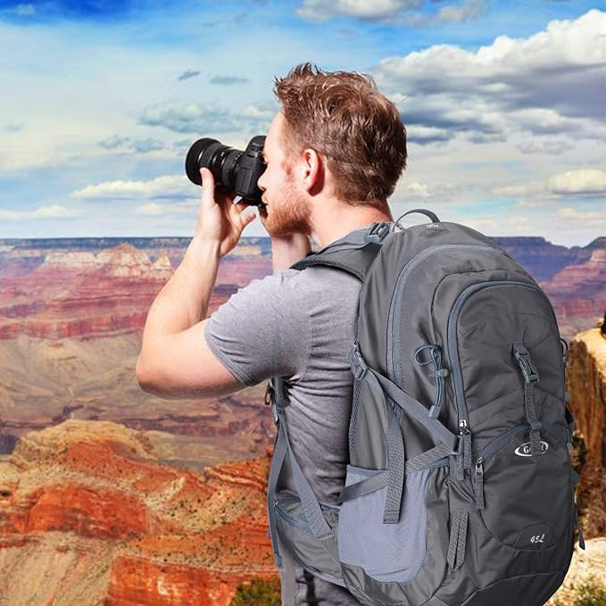 G4Free Hiking Backapck, Dark Grey, One Size