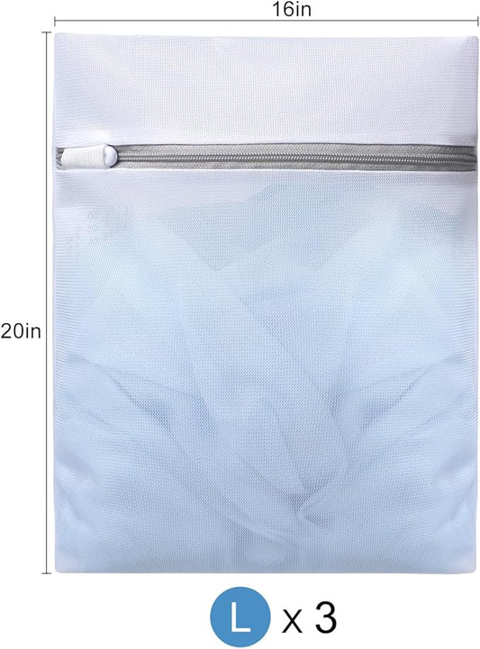BAGAIL Laundry Bags Mesh Wash Bag for Intimates Lingerie and Delicates (3L)