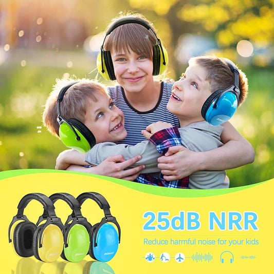 ZOHAN Kids Ear Protection 3 Pack,Kids Noise Canceling Headphone for Concerts, Monster Truck, Fireworks