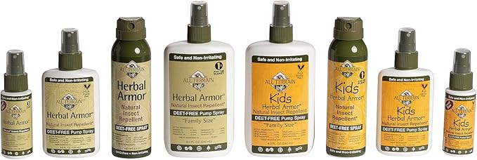 Herbal Armor DEET-Free Pump Spray 8oz. Insect Repellent - Value Size, Plant-Based and All-Natural Bug Repellent for Outdoor Protection, Safe for Family and Pets