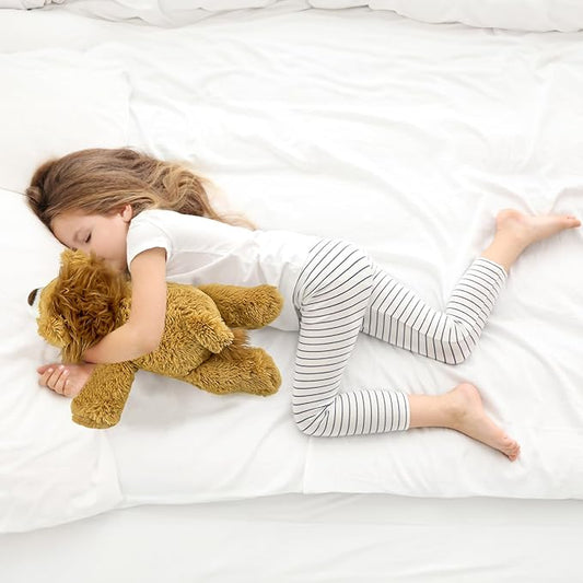 16" | 2 Pounds Yellow Lion Weighted Stuffed Animals,Sensory Comfort Plush Throw Pillow Toy,Kawaii Plushies Hugging Toy Gifts for Kids & Adults (Lion, 16 inch 2 Pounds)