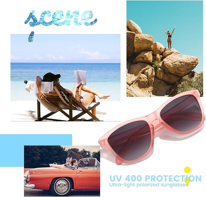 Sunglasses Womens Polarized Sunglasses for Mens Womens Retro Mirror Lens for Driving Fishing UV400 Protection