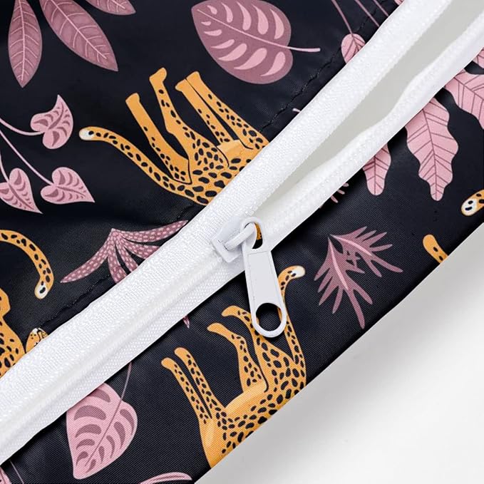 2 Pcs Wet Bag, Wet Dry Bag, Wet Bag for Swimsuit, Travel, Beach, Pool, Diapers, Dirty Yoga Gym Clothes, Toiletries, Makeup Bag, Banana Fruit Decor Banana Lover Gift for Women s.