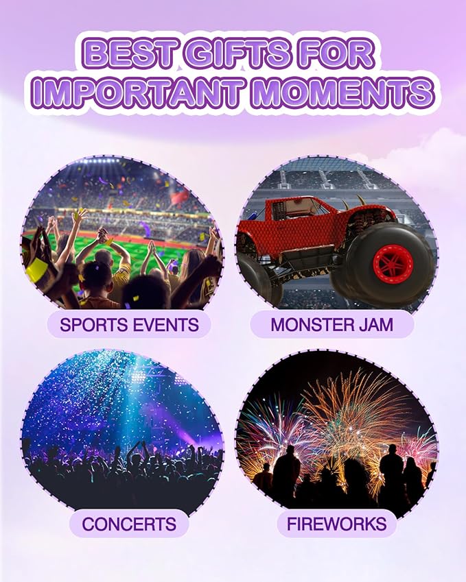 ZOHAN EM030 Kids Ear Protection, Noise Cancelling Headphones Ear Muffs for Autism Sensory, Safety Noise Reduction Hearing Protection for Monster Truck/Concerts/Fireworks/Air Shows