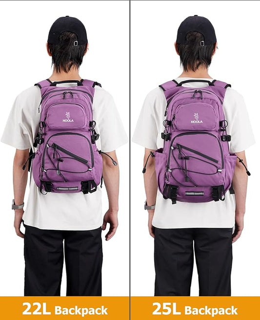 NOOLA Hydration Backpack with 3L Water Bladder, 22L / 25L Water Backpack for Hiking Cycling Biking, Lightweight Hiking Pack