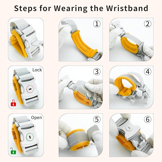 Toddler Leash, Anti Lost Wrist Link for Kids, 4 in 1 Kid Harness Backpack Leash, Child Safety Leash