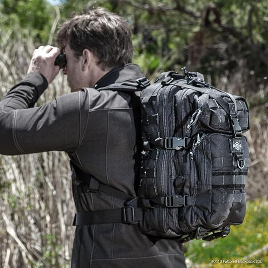MAXPEDITION Falcon-II Backpack, 23L Tactical Backpack, Survival Pack, Bug Out Bag, MOLLE Go Bag for EDC, 0513