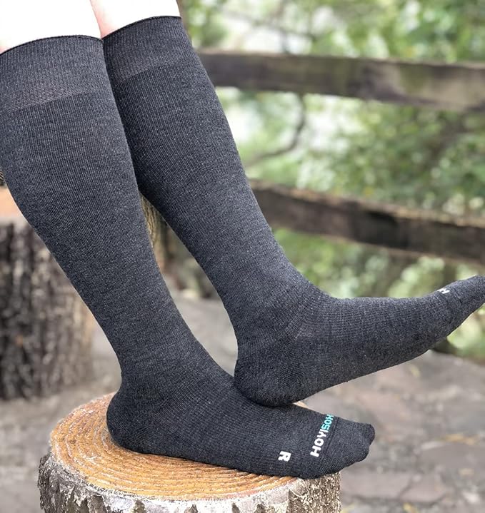 Big and Tall Compression Socks Sizes L to 8XL, Comfortable Knee High Socks for Men and Women