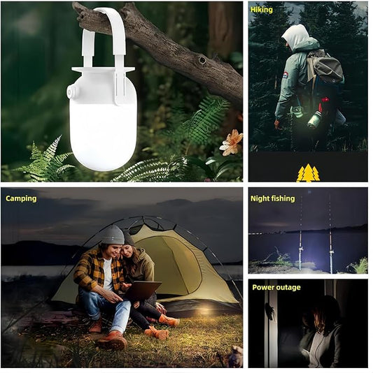 Portable Lights for Camping,Camping Lights Rechargeable, Camping Lanterns,for Hurricane,Power outages, Hiking, Night Fishing,Water-Resistant Emergency Light,Ambient Lighting,Bright Camping Lantern