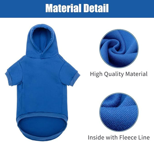BINGPET BA1002-1 Security Patterns Printed Puppy Pet Hoodie Dog Clothes Medium