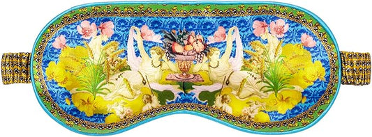 slip Pure Silk Sleep Mask - 100% Pure 22 Momme Mulberry Eye Mask - Comfortable Sleeping Mask with Elastic Band + Silk Filler and Internal Liner, Zodiac Collection: Virgo