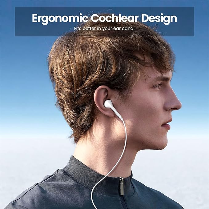 2 Pack-USB C Headphones Wired for iPhone 16/15, Type C Earphones with Microphone & Remote Noise Cancelling Earbuds for iPhone 15 Pro Max, iPad, Galaxy S23/S22/S21/S20/Ultra Note 10/20, Pixel 7/6/5/4