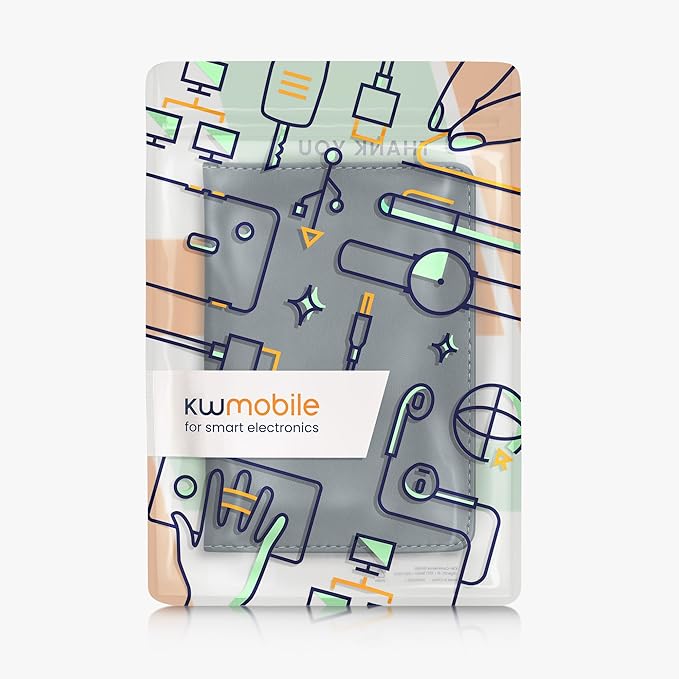 kwmobile Registration and Insurance Holder - Car Document Holder for Vehicle Documents and Cards - PU Leather - Black