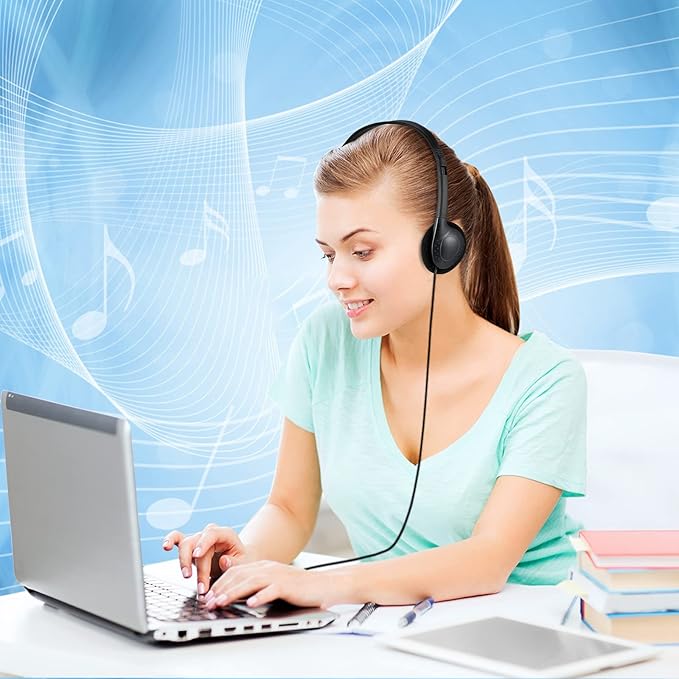 CN-Outlet Wholesale Kids Headphones in Bulk 25 Pack for School Classroom Students Children and Adults - Black