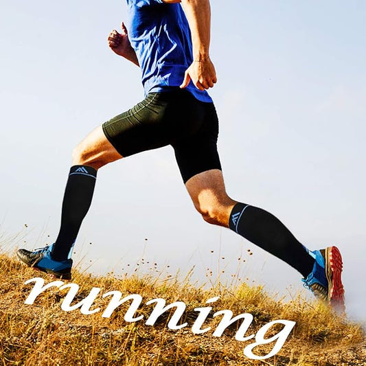 FuelMeFoot 3 Pack Copper Compression Socks - Compression Socks Women & Men Circulation - Best for Medical,Running,Athletic