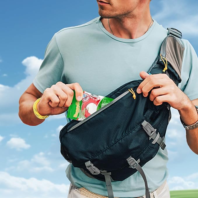 48 Pack Mosquito Repellent Bracelets, Individually Wrapped, DEET Free, Natural and Waterproof Bands