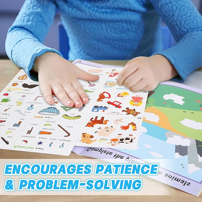 Seek and Find Sticker Fun for Little Ones – Hidden Object Activity Book with Cute Animal Camping Theme, Learning and Fine Motor Skill Games