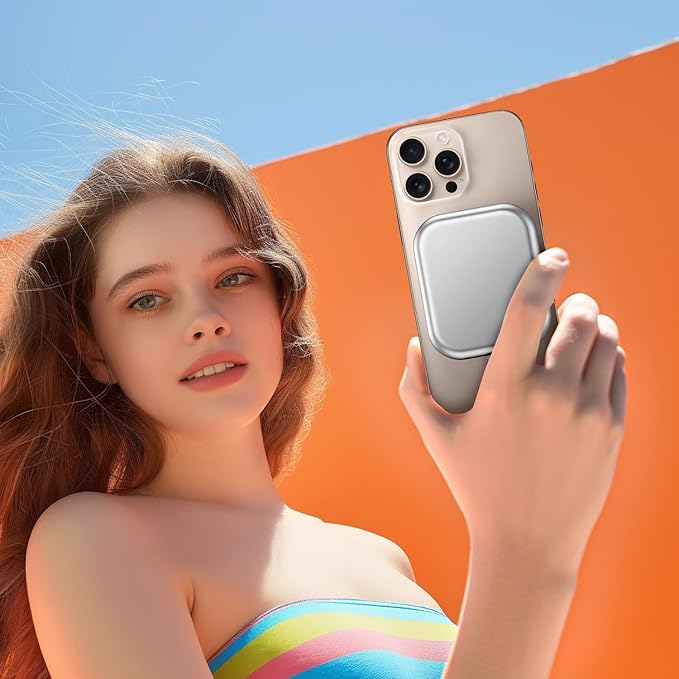 Magnetic Power Bank 10000mAh with Detachable Lanyard-3-in-1 Magnetic Wireless Charger,22.5W PD Fast Charging,Compact Portable Battery Pack for iPhone 16/15/14/13/12,Apple Watch & AirPods