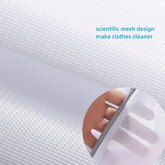 10 Pcs Lingerie Bags for Washing Delicates(3L 3M 3S Bra Bag) Mesh Laundry Bags for Washing Machine Wash Bag for Bra Socks Underwear Baby Clothes