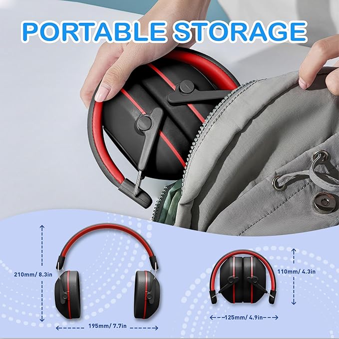 Noise Cancelling Headphones for Kids, SNR 29dB Safety Noise Reduction Ear Muffs for Event/Concert