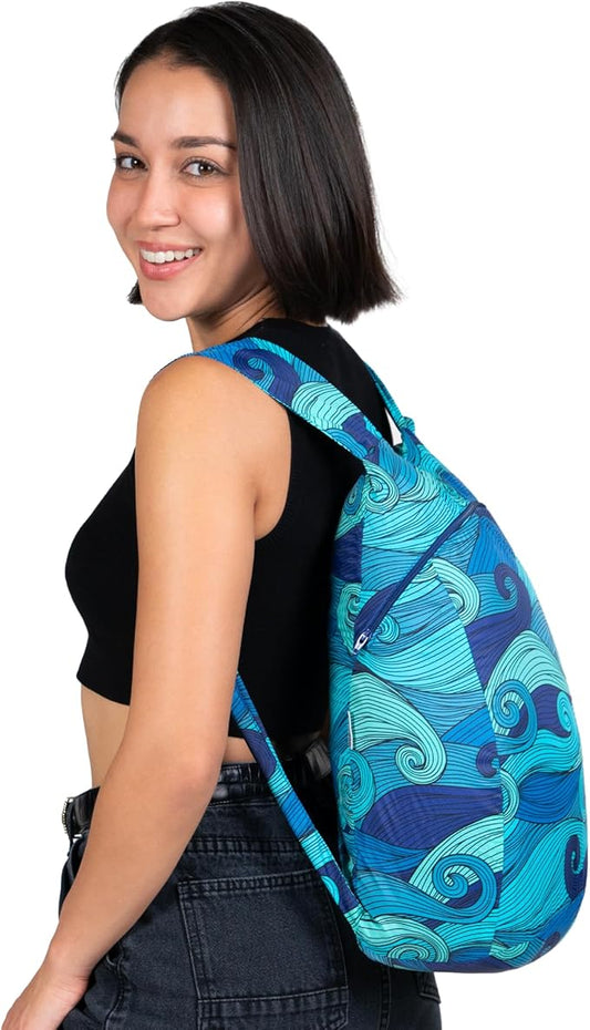 Nanobag Ultra-Lightweight Foldable Backpack for Traveling and Compact Mini Hiking Pack for Men & Women, Reusable Collapsible