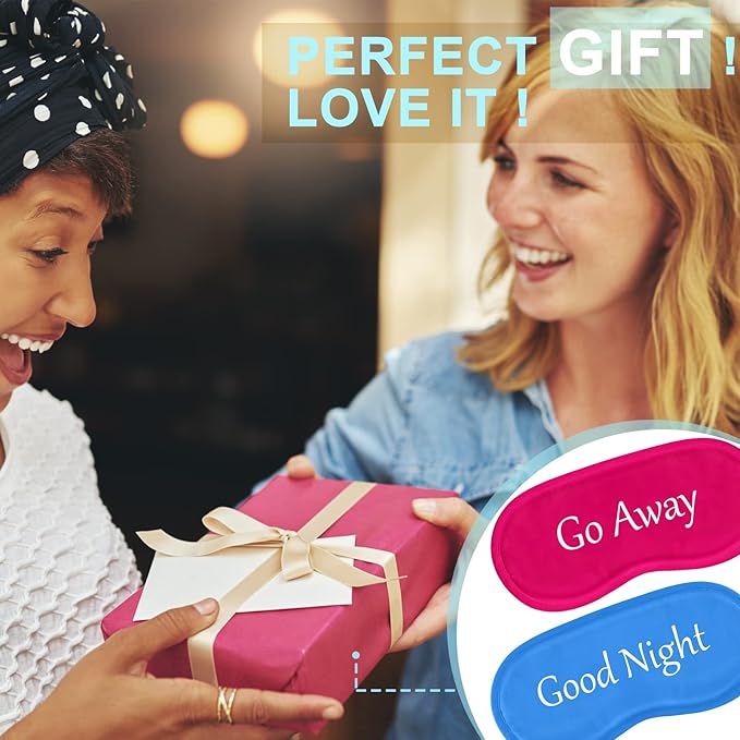 Eurzom 20 Pieces Funny Eye Sleeping Mask Bulk with Adjustable Strap Blackout Eye Sleep Mask for Night Blindfold Cover for Women Men(Bright Colors)