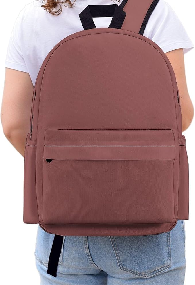 Marsala Backpack Adult Travel Daybag for Women Men College Backpack for Vacation Hiking Camping Bag