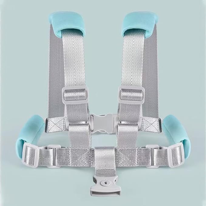 Toddler Harness Leash, 2-in-1 Anti Lost Leash with Safety Lock & Adjustable Wrist Link, 6.6ft Rein for Kids 1-3 Years, Baby Security Harness for Crowded Places, Travel, Shopping (Blue)