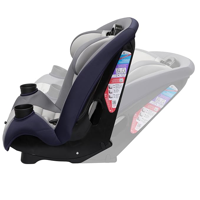 Safety 1st Ellaris 3-in-1 Convertible Car Seat, Slim Fit Design, Rear & Forward-Facing, 5-Position Headrest, 3-Across Fit, Travel-Friendly with Machine-Washable Seat Pad, London Blue