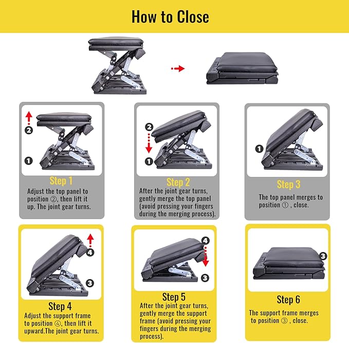 Foot Rest for Under Desk at Work Enlarged, Ergonomic Footrest with Adjustable Height and Angle, Foldable Foot Stool with Removable Pad Massage Beads for Office Gaming Chair Black