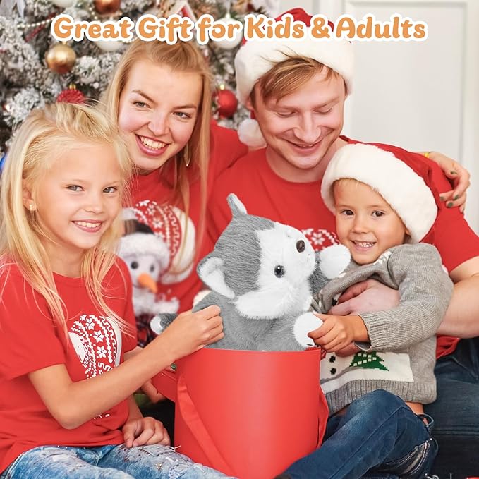 19Inch 3 Pounds Dog Weighted Stuffed Animals, Cute Realistic Puppy Stuffed Animal, Sensory Comfort Plush Throw Pillow Toy, Dog Plush Gift for Adults Kids Youth