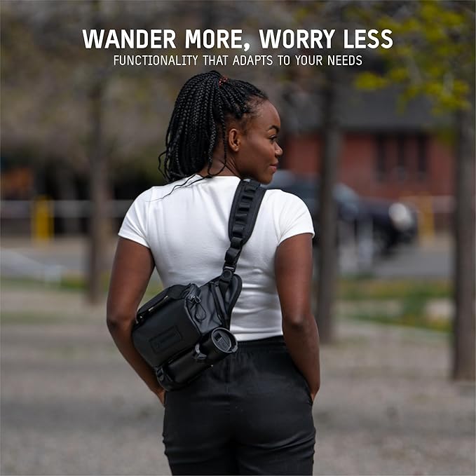 WANDRD ROGUE V1 3L Sling: Compact Camera Sling and Crossbody Bag with Fast Access, 3-Way Carry– Lightweight Everyday Bag Great for Travel, Photography, and Daily Use (Sedona Orange)