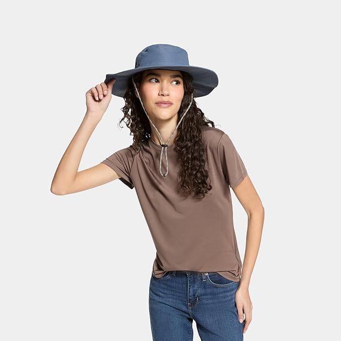 MISSION Cooling UPF Boonie Hat - Unisex Sun Hat for Hiking, Beach & Fishing - Sweat & Water Activated Technology