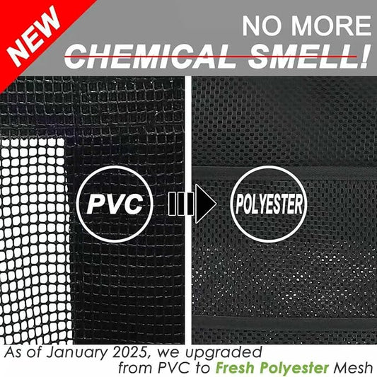 Mesh Beach Bag, Large Beach Tote with Zipper Pocket for Family Pool Bag for Toys & Vacation Essentials