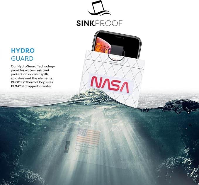 PHOOZY Apollo II Thermal Phone Case Cold Weather Insulated Pouch | Extends Battery Life 4X | NASA Tech Skiing Snowboard Accessories | Military Grade | Medium - Space