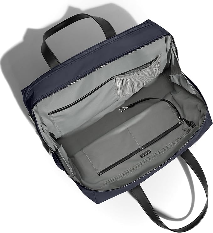 Away Everywhere Bag, Padded Laptop Sleeve, Water Resistant For Every Day Use, Removable Shoulder Strap, Daily Work Bag, Travel Essential Approved Personal Item, Navy Blue